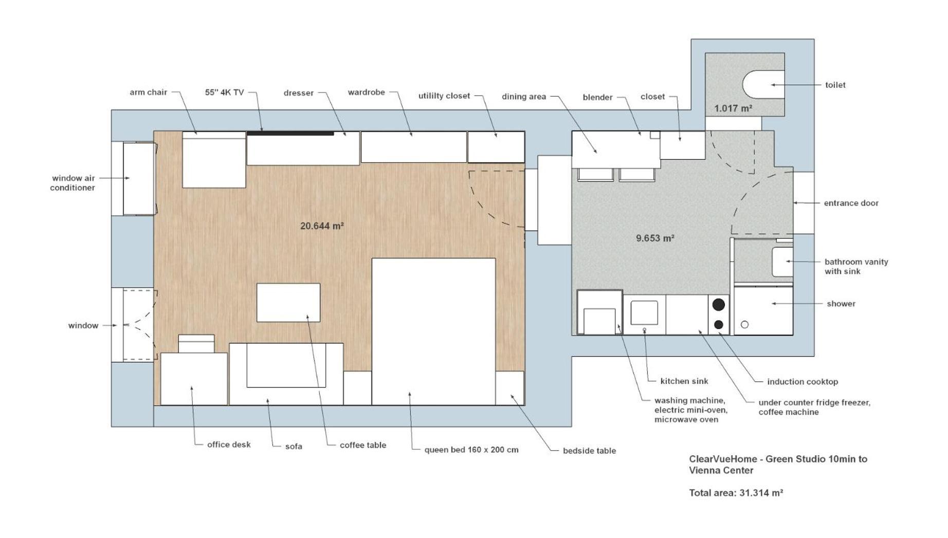 Clearvuehome - Green Studio 10Min To Vienna Center Екстер'єр фото